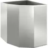 Image de Vidaxl JardiniÃ¨re D'angle Argent 45 X 45 X 50 Cm Acier GalvanisÃ©