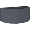 Image de Vidaxl JardiniÃ¨re Anthracite 90 X 45 X 35 Cm Acier