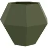 Image de Vidaxl JardiniÃ¨re Vert Olive 100 X 100 X 80 Cm Acier