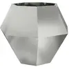 Image de Vidaxl JardiniÃ¨re Argent 100 X 100 X 80 Cm Acier GalvanisÃ©