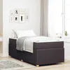 Image de vidaXL Cadre de lit Autre Marron foncÃ© 80 x 200 cm tissu