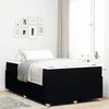 Image de vidaXL Cadre de lit Autre Noir 120 x 200 cm tissu