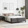 Image de vidaXL Lit Autre Gris 140 x 190 cm Faux cuir
