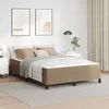 Image de vidaXL Lit avec matelas Cappuccino 160 x 200 cm Faux cuir