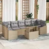 Image de Ensemble De CanapÃ© De Jardin Vidaxl Ensemble De 8 Beige Et Gris