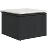 Image de Vidaxl Ensemble De CanapÃ© De Jardin De 9 PiÃ¨ces Avec Coussins En Poly Rattan Noir