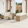 Image de Vidaxl Ensemble De CanapÃ© De Jardin 11 Pcs Beige Et CrÃ¨me Grand