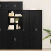 Image de vidaXL Buffet ChÃªne Noir 30x42.5x185 cm Bois d'ingÃ©nierie