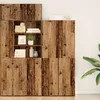 Image de Vidaxl Highboard En Vieux Bois 40x42.5x185 Cm En Bois ReconstituÃ©