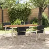 Image de Ensemble De Salle Ã Manger De Jardin 5 PiÃ¨ces En Bois D'acacia Vidaxl, Table De Salle Ã Manger ExtÃ©rieure 180x90x75 Cm En Bois D'acacia Vidaxl