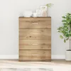 Image de Vidaxl Buffet ChÃªne Artisan 60 X 39 X 80 Cm Bois D'ingÃ©nierie