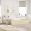 Image de vidaXL Lit de Rangement CrÃ¨me 180 x 200 cm Cuir synthÃ©tique