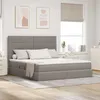 Image de vidaXL Lit de Rangement Taupe 180 x 200 cm Cuir synthÃ©tique