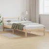 Image de Lit vidaXL avec tÃªte de lit 90x220 cm en bois de pin massif