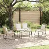 Image de Vidaxl Ensemble De Salle Ã Manger Pour Jardin 3 Pcs Noir, Anthracite