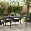 Image de Vidaxl Table De Jardin Gris FoncÃ© Aluminium Grande