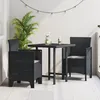Image de Chaises De Jardin Vidaxl Ensemble De 2 Anthracite, Gris Clair