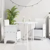 Image de Chaise De Jardin Vidaxl Set De 2 Blanc, Anthracite