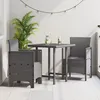 Image de Chaise De Jardin Vidaxl Set De 2 Gris Clair RÃ©sine Plastique Standard