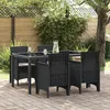 Image de Chaise De Jardin Vidaxl Ensemble De 4 Anthracite, Taupe