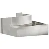 Image de vidaXL Planteur 80x80x50 cm en inox