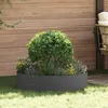 Image de vidaXL Grand Pot en MÃ©tal Noir MÃ©tal Grand Durable Grand Pot en MÃ©tal