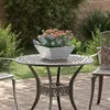 Image de vidaXL Planteurs en Bol de Jardin 5 pcs 35x35x15 cm en Inox