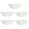 Image de vidaXL Set de Pots en Plastique Blanc Plastique 40 x 40 x 15 cm