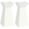 Image de vidaXL Support de plante Blanc Plastique 35 x 35 x 73 cm