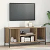 Image de Vidaxl Meuble Tv ChÃªne Artisanal Bois ReconstituÃ©, MÃ©tal 102 X 35 X 45 Cm