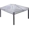 Image de vidaXL Remplacement de housse de gazebo Transparent 400 x 300 x 32 cm