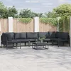 Image de Vidaxl Ensemble De CanapÃ© De Jardin 8 Pcs Anthracite Acier