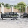 Image de Vidaxl Ensemble De CanapÃ© De Jardin 6 Pcs Anthracite Acier