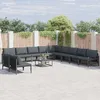 Image de Vidaxl Ensemble De CanapÃ© De Jardin 12 Pcs Anthracite Acier