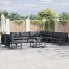 Image de Vidaxl Ensemble De CanapÃ© De Jardin 9 Pcs Anthracite Acier