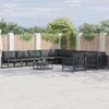 Image de Vidaxl Ensemble De CanapÃ© De Jardin 11 Pcs Anthracite Acier