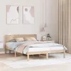 Image de vidaXL Cadre de lit avec tÃªte de lit 160x200 cm Bois de pin massif