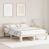 Image de vidaXL Cadre de Lit en Pin Naturel Bois Naturel Bois de Pin Massif