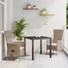 Image de vidaXL Ensemble de jardin 3 piÃ¨ces avec coussins beiges en poly rattan