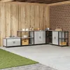 Image de vidaXL ÃtagÃ¨re de rangement de cuisine ArgentÃ© 60 x 50 x 92 cm