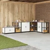 Image de vidaXL ÃtagÃ¨re de rangement de cuisine Blanc 60 x 50 x 92 cm Acier
