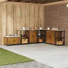 Image de vidaXL Meuble de rangement de cuisine RouillÃ© 60 x 50 x 92 cm