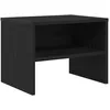 Image de vidaXL Cabinet de chevet ChÃªne noir 40 x 30 x 30 cm Bois d'ingÃ©nierie