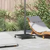 Image de Vidaxl Socles De Parasol D'extÃ©rieur Noir 45 X 45 X 31.5 Cm Acier