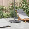Image de Vidaxl Socles De Parasol D'extÃ©rieur Bois FoncÃ© 45 X 45 X 31.5 Cm