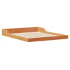 Image de vidaXL Cadre de lit Marron cire 140 x 210 cm Bois massif en pin