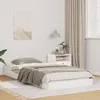 Image de vidaXL Cadre de lit Blanc 100 x 220 cm Bois massif en pin