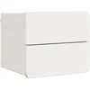 Image de vidaXL Table de chevet Blanc 39 x 34 x 33 cm Bois massif en pin