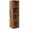 Image de Vidaxl Meuble Tv Bois Ancien 37 X 37 X 142.5 Cm Bois D'ingÃ©nierie