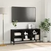 Image de vidaXL Meuble TV en chÃªne noir ChÃªne noir Panneaux de particules Standard